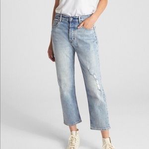 Gap Cone high rise crop jeans